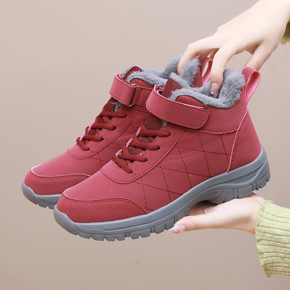 Damen Wanderstiefel Warm Isoliert Rutschfest