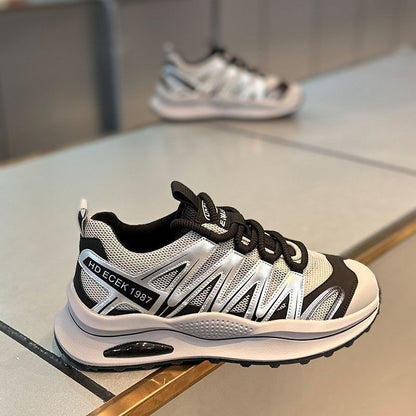 Damen Sneaker Sportlich Atmungsaktives Mesh Weichdämpfung