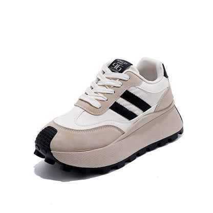 Damen Plateausneaker Hoch Komfortabel Sneaker Schuhe
