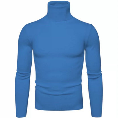 Herren Rollkragenpullover Merinowolle Elegantes Design