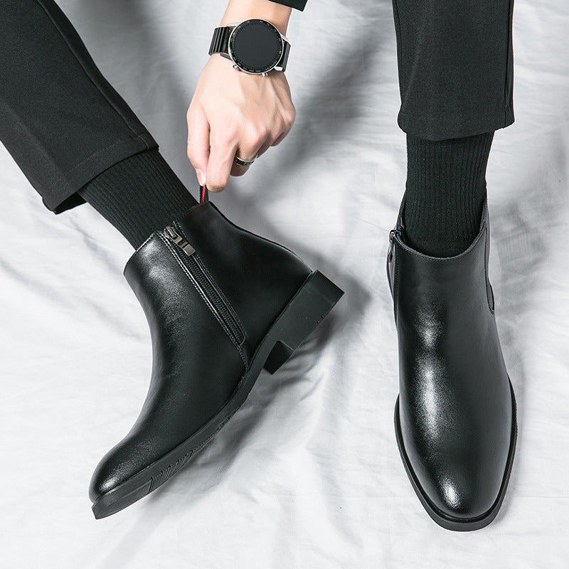 Damen Stiefeletten Reißverschluss Bequem