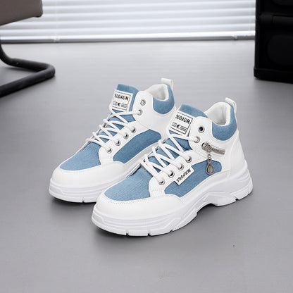 Damen High- Sneaker Leopardenmuster