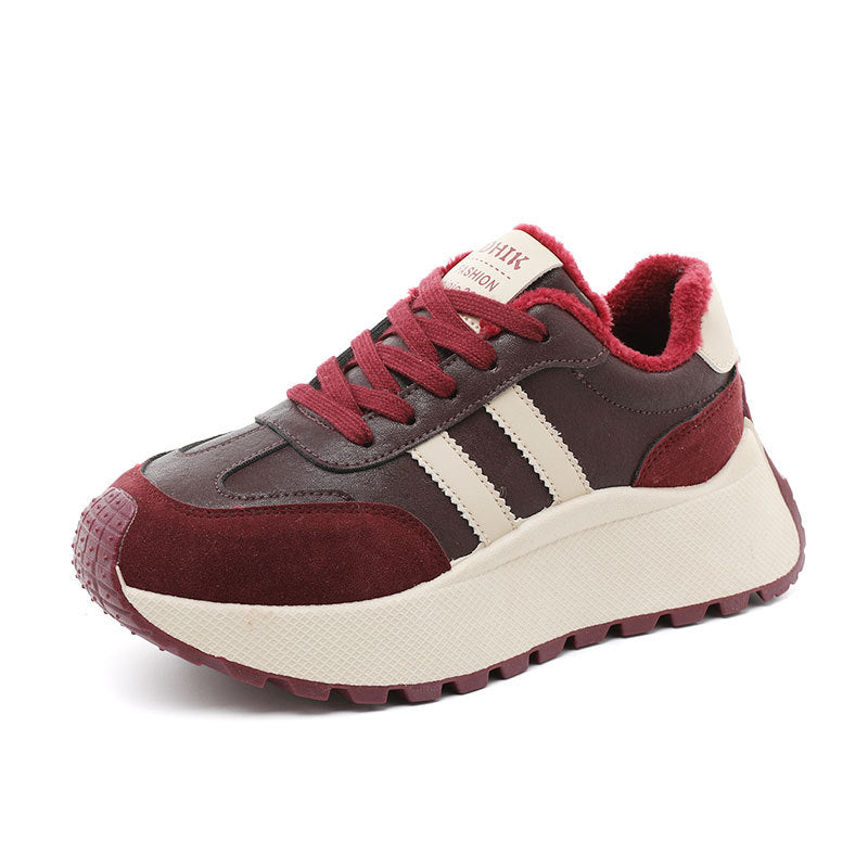 Damen Sneaker Bequem Kuschelig