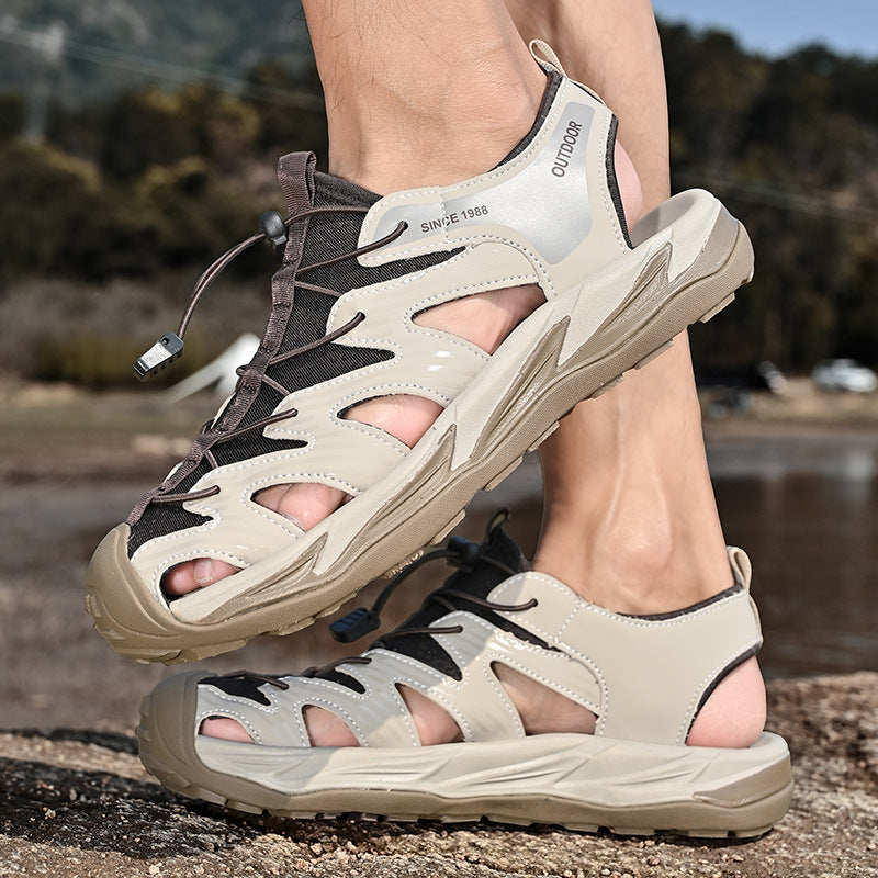 Damen Sportsandalen Rutschfest Schnellschnürsystem Outdoor