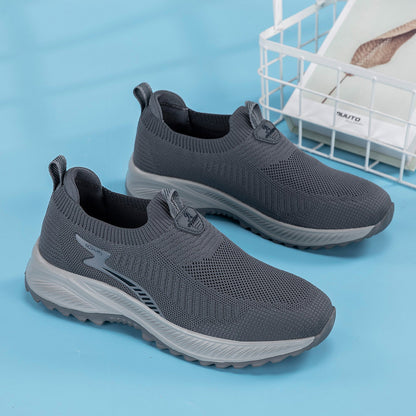 Damen Sneaker Atmungsaktiv Weichsohle Komfortabel