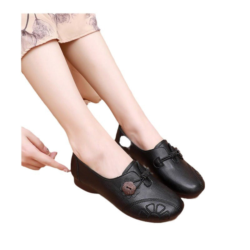 Damen Ballerinas Komfortabel Knotendesign