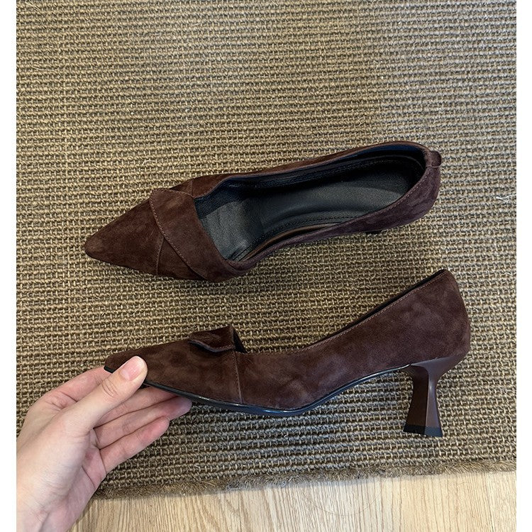 Damen High Heels Schleife