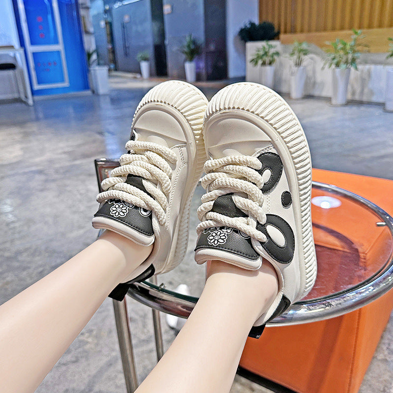 Damen Sneaker Rutschfest Modisch Panda Design