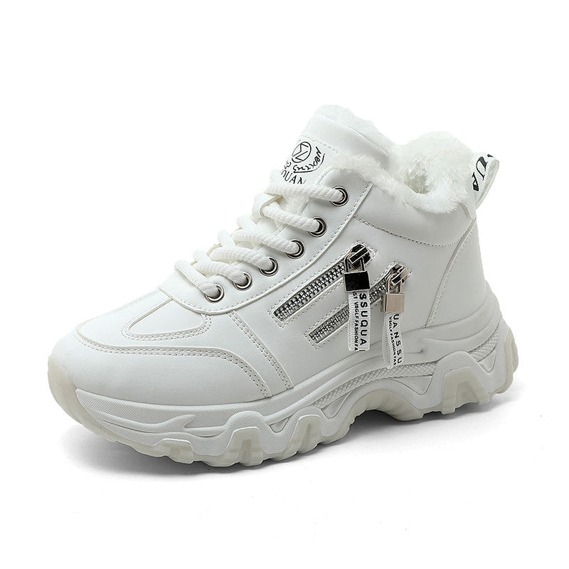 Damen High- Sneaker Warmes Innenfutter Sportlich