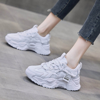 Damen Laufschuhe Sportlich Chunky Atmungsaktiv Sneaker