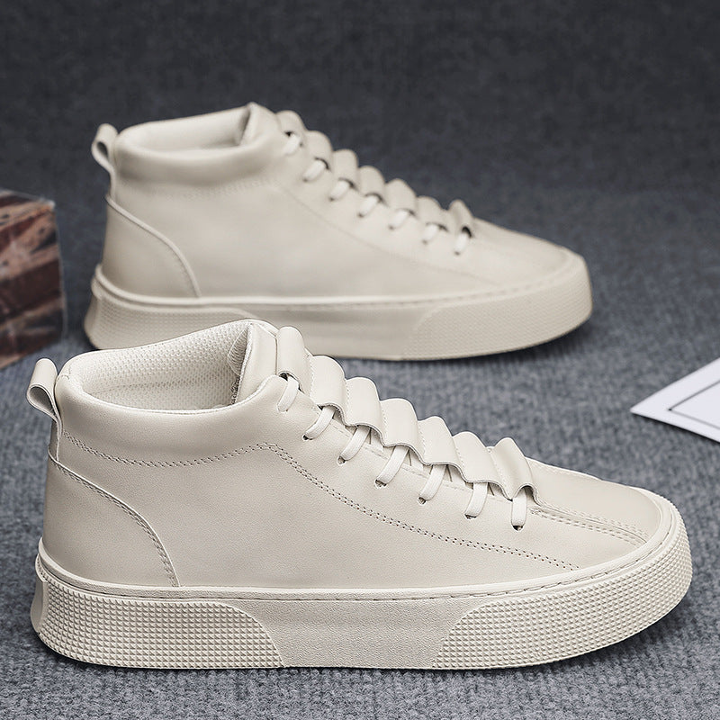 Damen High- Sneaker Kunstleder Rutschfest