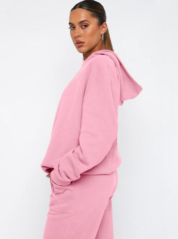 Damen Hoodie Oversized Jogger Set Komfort