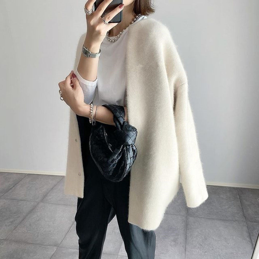 Damen Langarmcardigan Elegantes Design