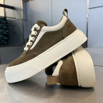 Damen Sneaker Strukturierte Sohle Mode