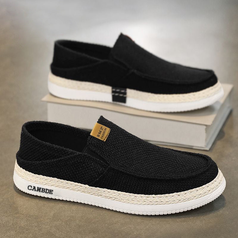 Damen Slip-On Schuhe Atmungsaktives Material Bequem Sommer