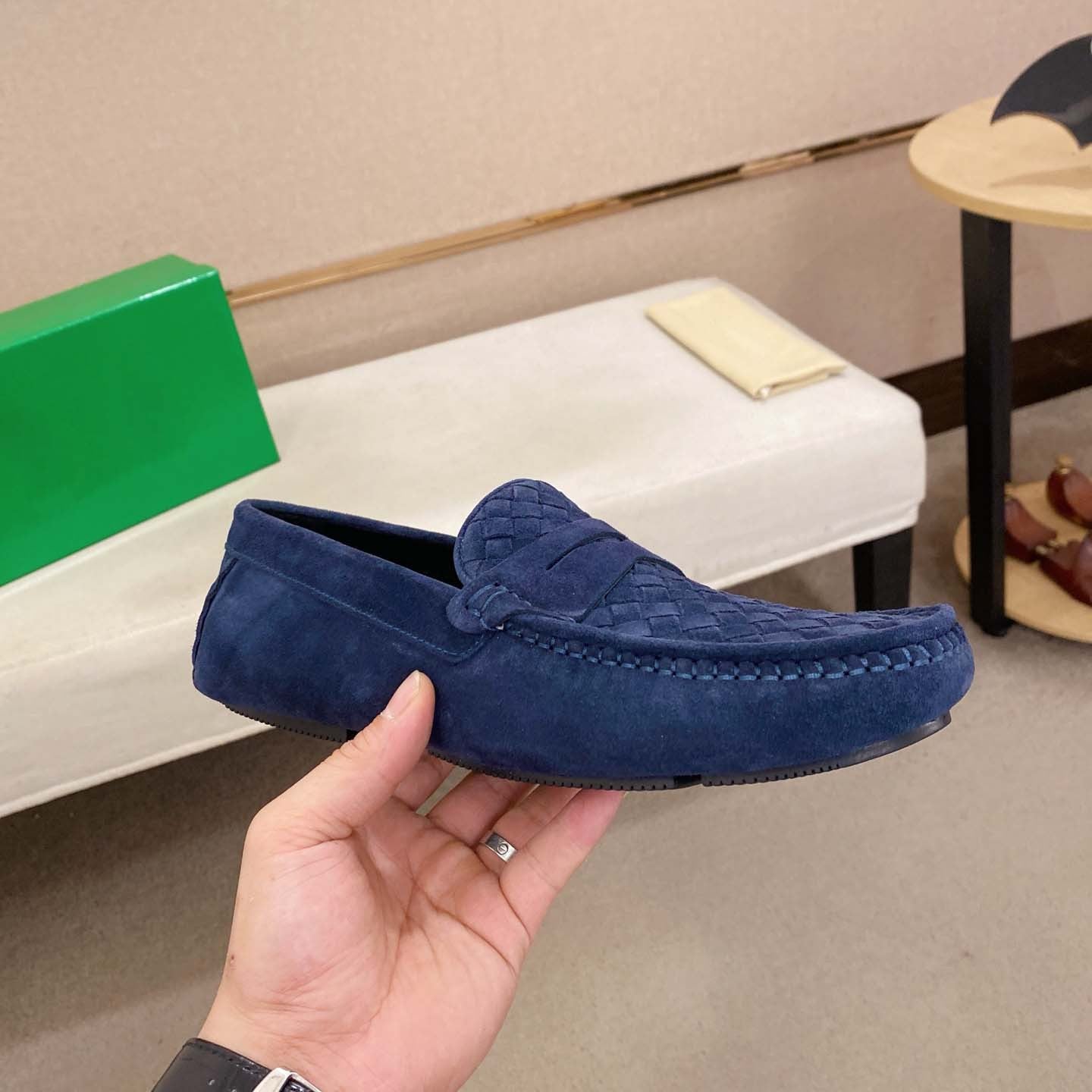 Damen Mokassin Geflochtene Schuhe Bequem Sommer sollte zu Damen - Norvielle