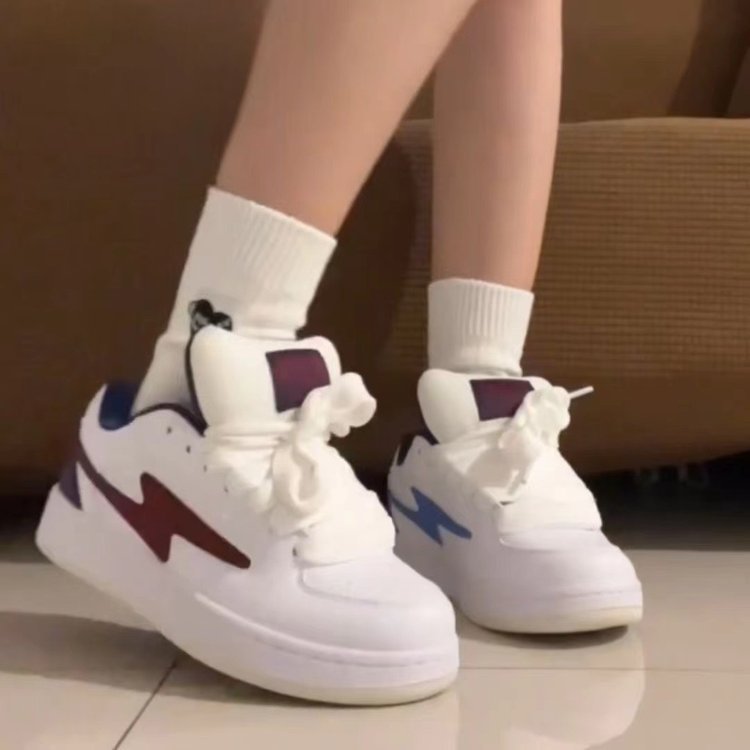 Damen Sneaker Bunt Sportlich Wechselsohlen