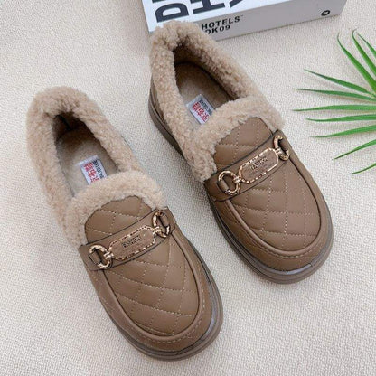 Damen Slipper Warm Weich Komfort Design