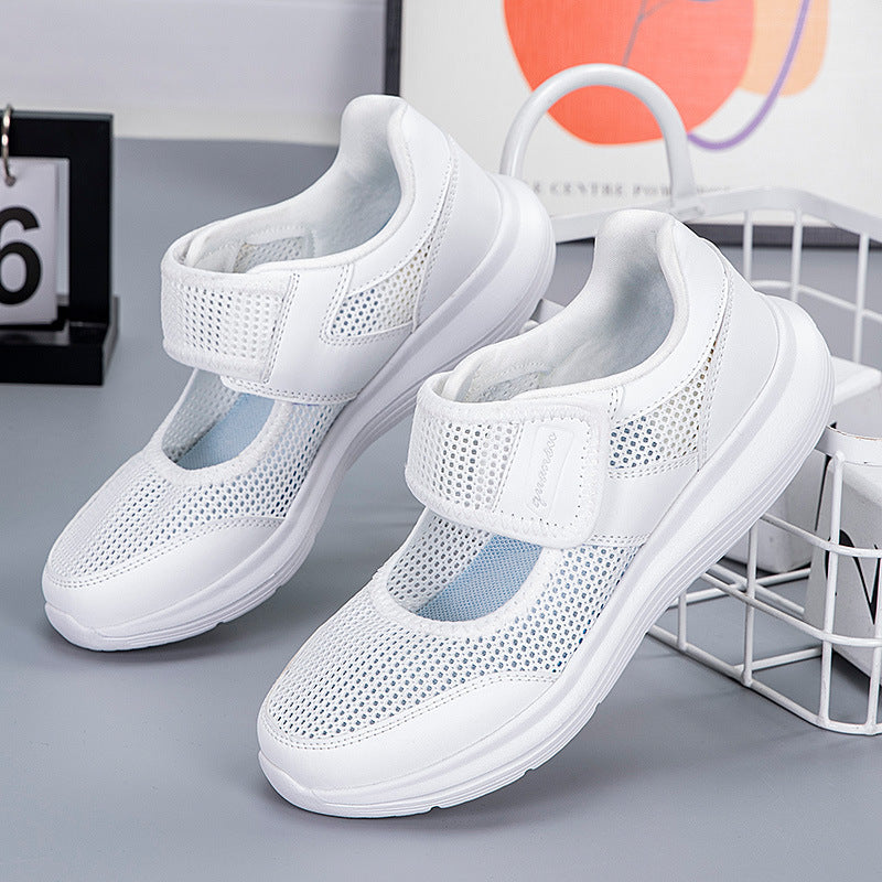 Damen Sneaker Sportlich Atmungsaktives Netzdesign