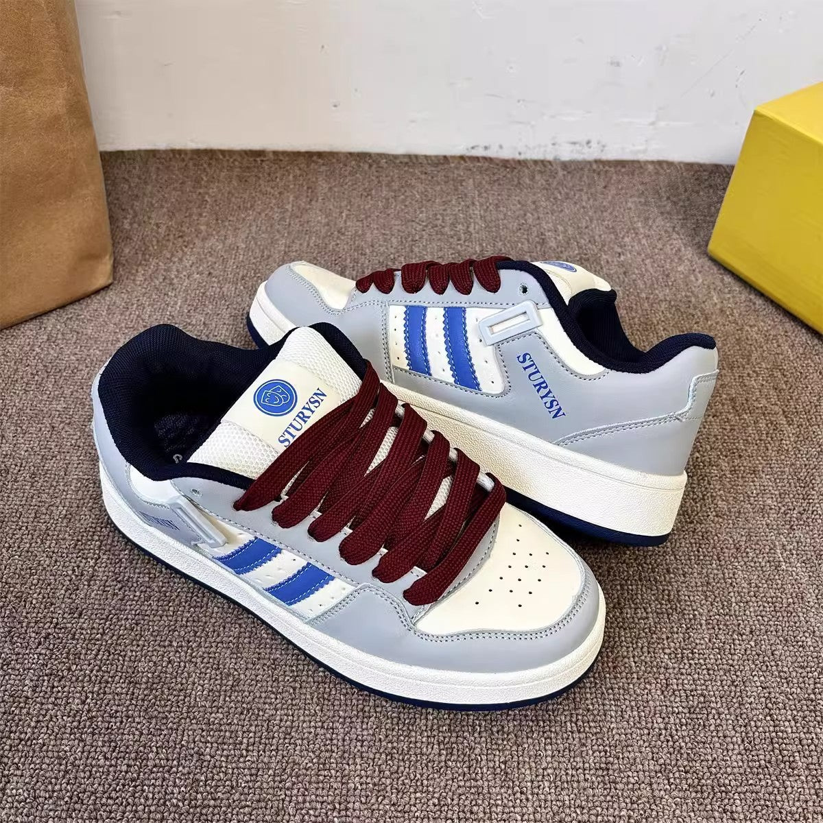 Damen Schnürschuhe Sneaker Sportlich Bequem - Norvielle