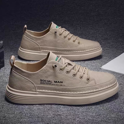 Herren Sneaker Leder Weich Dämpfend - Norvielle