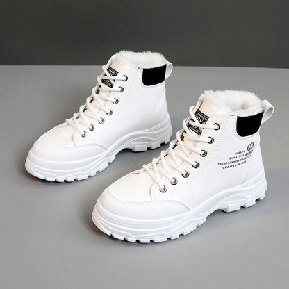 Damen Winterstiefel High- Gefüttert Rutschfest