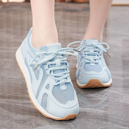 Damen Laufschuhe Atmungsaktives Mesh Rutschfeste Sohle Sportlich