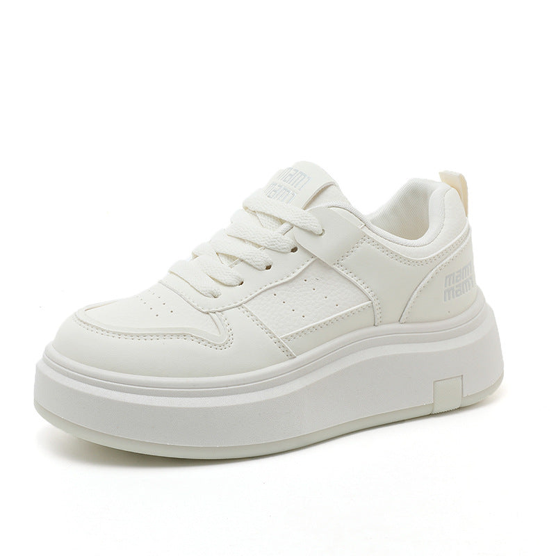 Damen Sneaker Bequem Atmungsaktiv Weiß - Norvielle