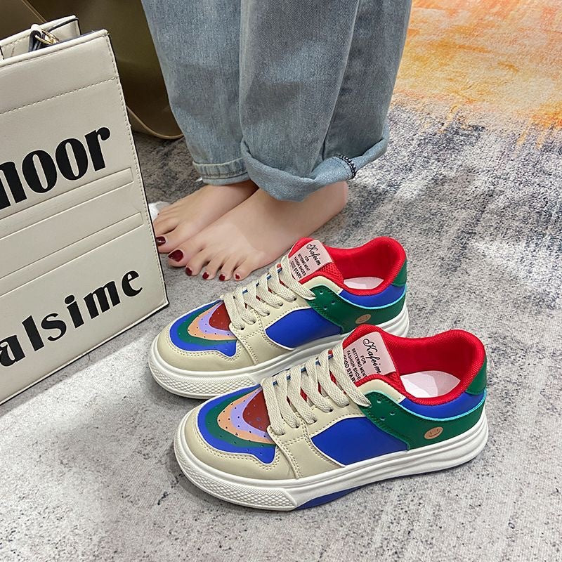 Damen Sneaker Bunt Komfortabel Gepolstert