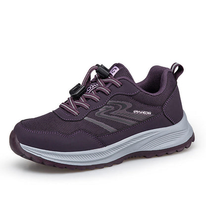 Damen Sneaker Schnellverschluss Sportlich