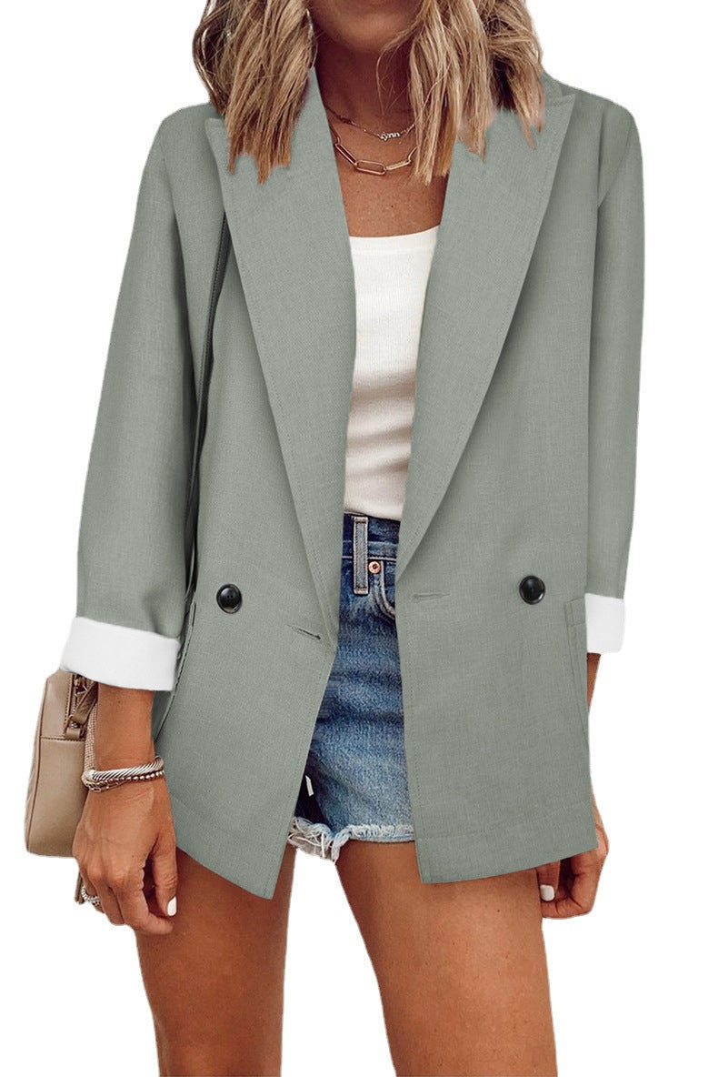 Damen Blazer Oversized Elegant