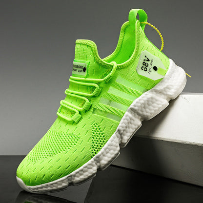 Damen Sneaker Leicht Atmungsaktives Obermaterial Flex-Sohle