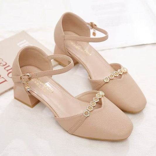 Damen Hochzeitsschuhe Elegante Pumps Gold - Norvielle