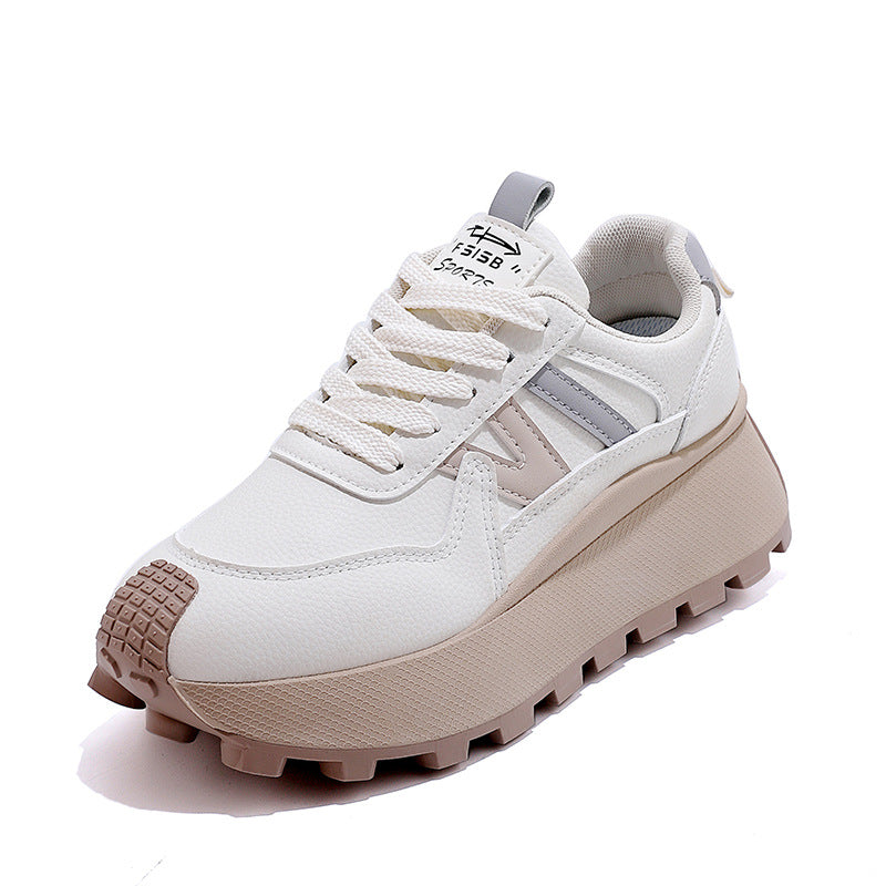 Damen Plateau Sneaker Hoch Modern