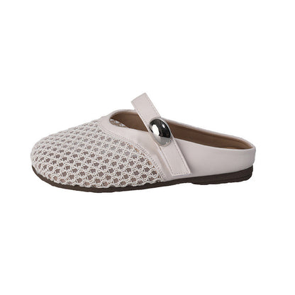 Damen Hausschuhe Netzdesign Bequem