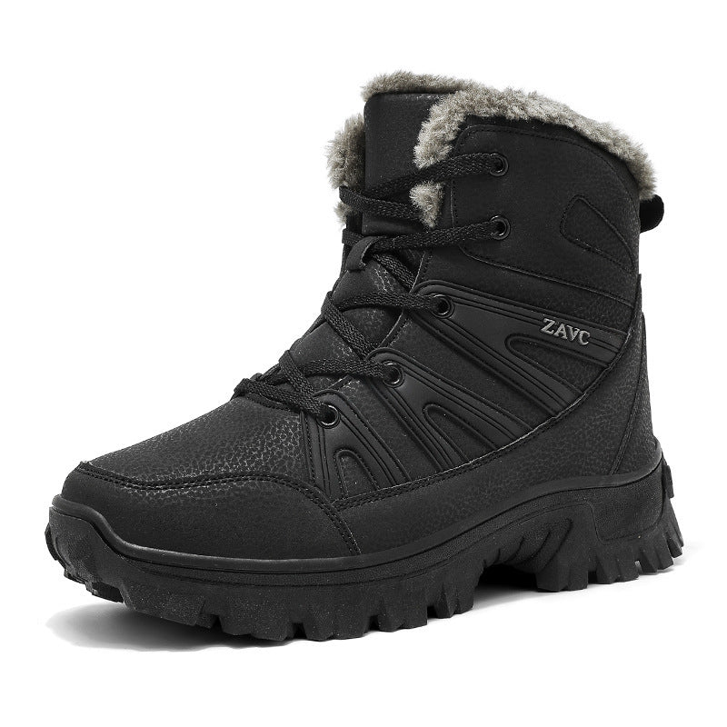 Damen Winterstiefel Warmfutter Rutschfest Schnellschnürsystem