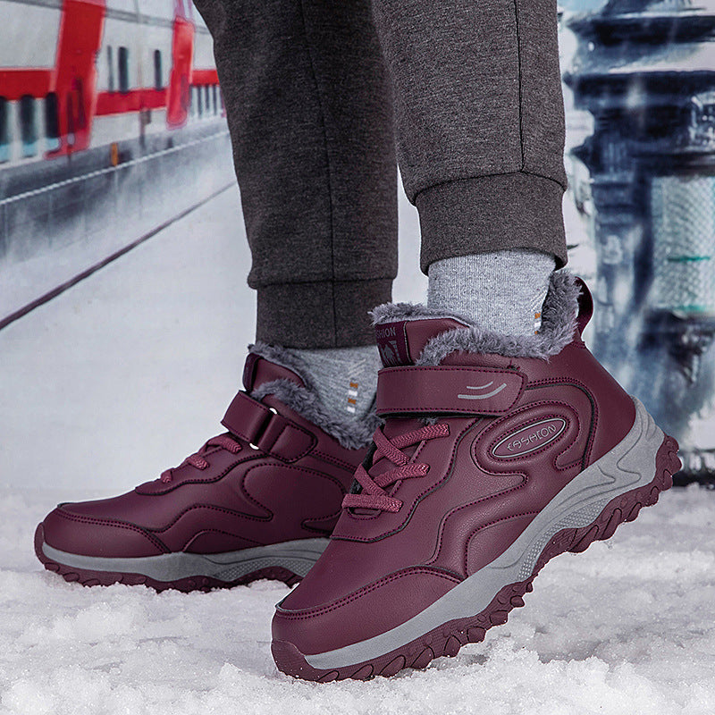 Damen Schnürstiefel Warm Winterstiefel Heidi Style