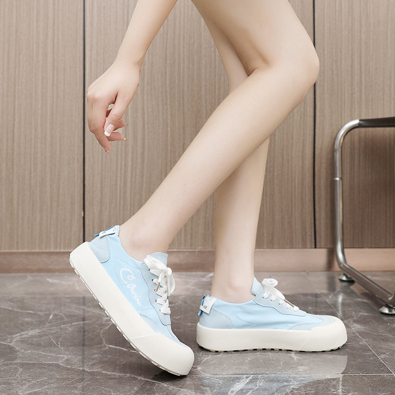 Damen Sneaker Bequem Atmungsaktives Mesh Hohe Sohle