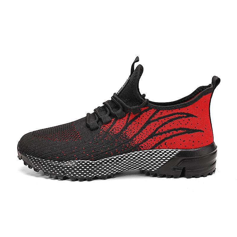Damen Laufschuhe Sportlich Sneaker Strickdesign