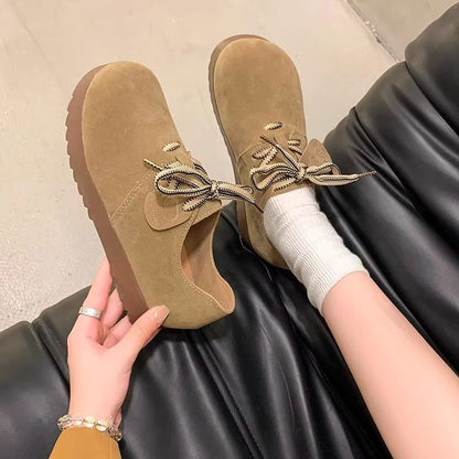 Damen Sneaker Veloursleder Bequem