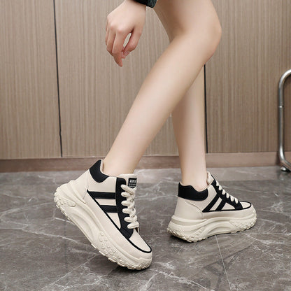Damen High- Sneaker Komfortschuhe Robust