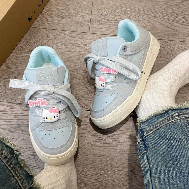 Damen Sneaker Hello Kitty Bequem Dämpfung