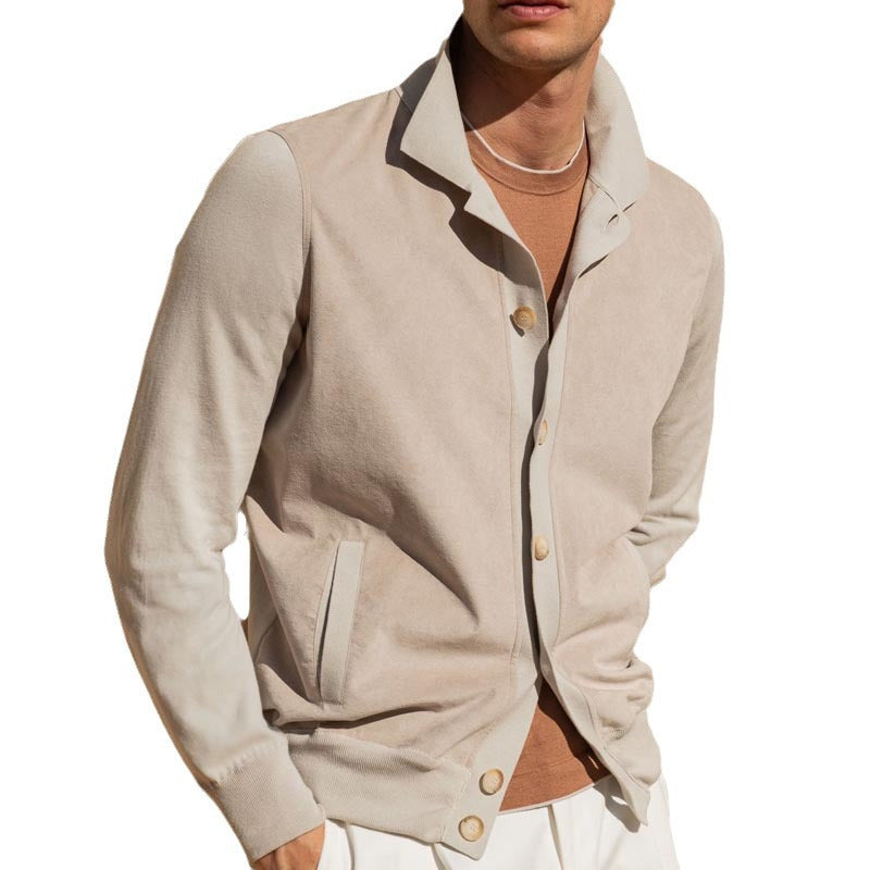 Herren Jacke Modern Praktische Taschen