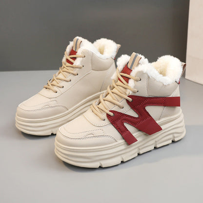 Damen High- Sneaker Sportlich Robust