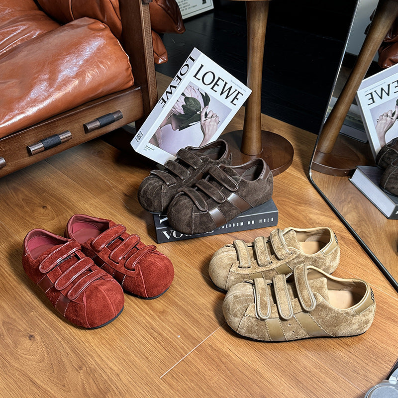 Damen Clogs Sportlich Bequem Klettverschluss