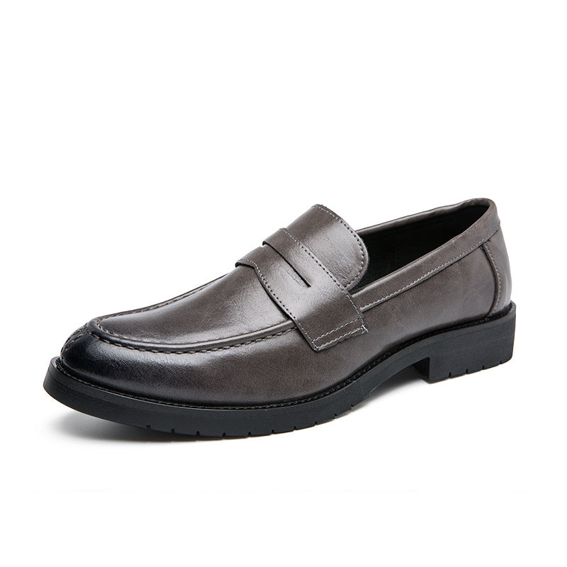 Damen Mokassins Elegantes Leder Rutschfest Braun