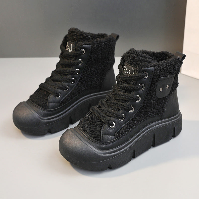 Damen High- Sneaker Weich Modisch