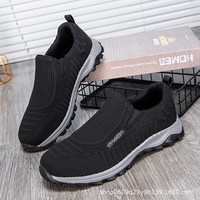 Damen Laufschuhe Atmungsaktives Mesh Bequem Slip-On Sneaker