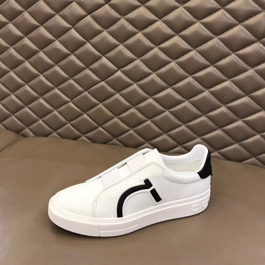 Damen Sneaker Elastisch Slip On Schuhe Schwarz - Norvielle