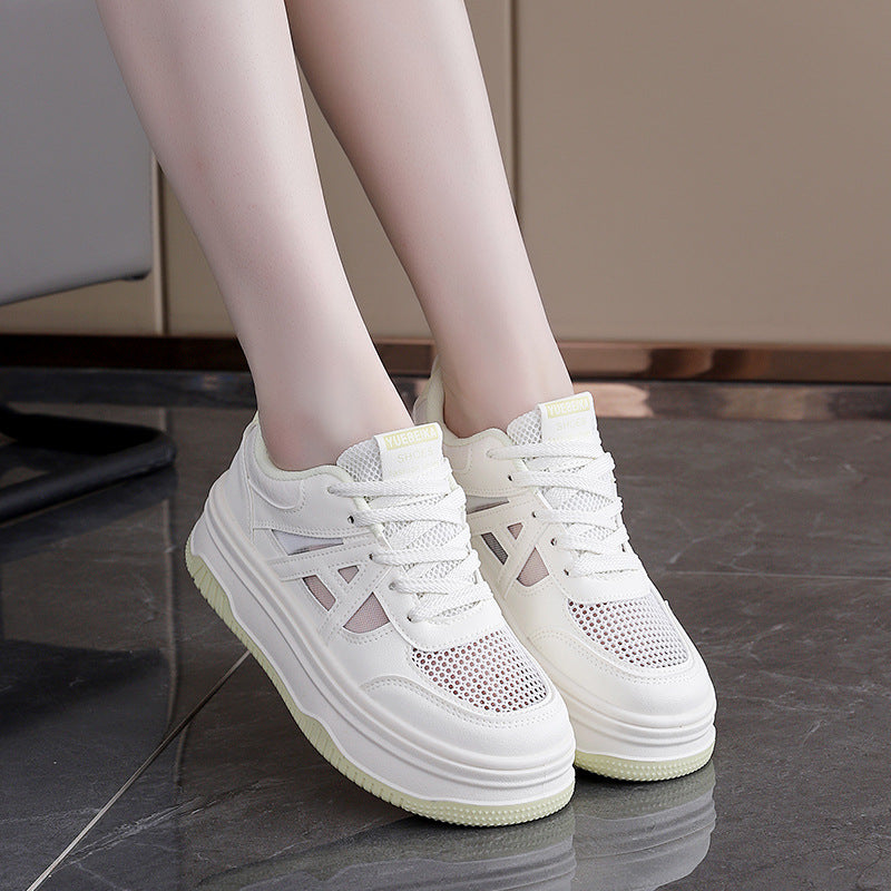 Damen Sneaker Hochsohle Modisch